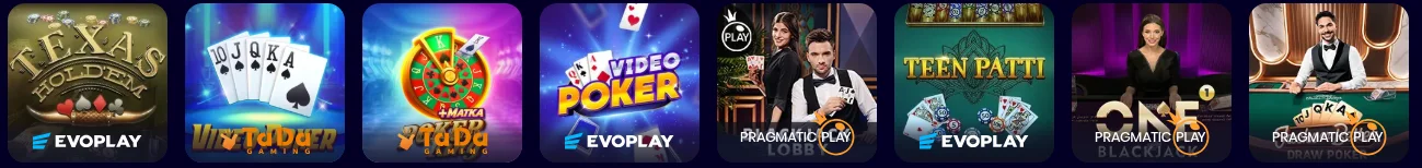 Slotoro Casino Tischspiele